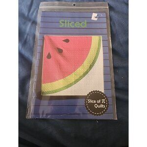 Sliced - Quilt Pattern by Slice of Pi Watermelon 30x30  or 60x60